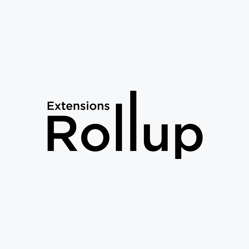Logo Extensions Rollup format carré square